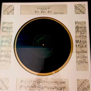 Vintage vinyl record by RCA 1920s ”My Eleanore”
